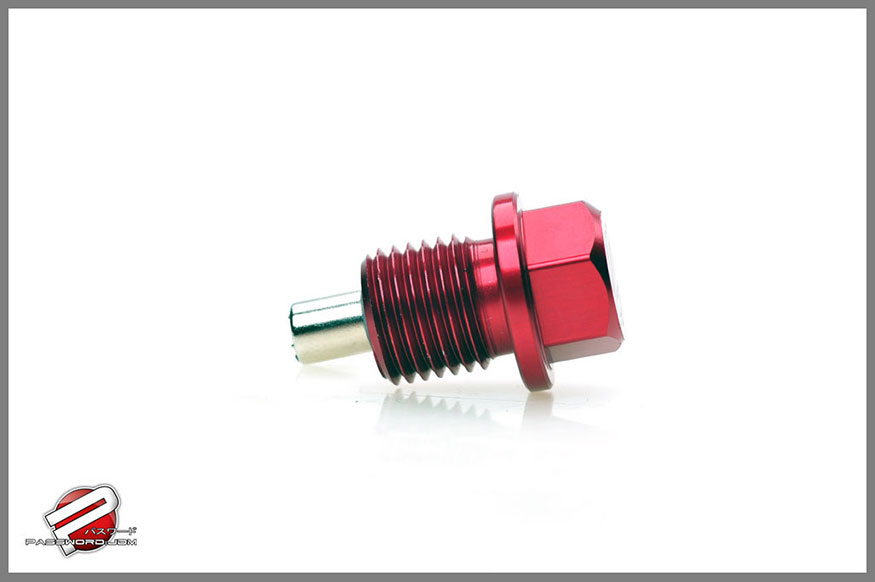 Password:JDM Magentic Transmission Drain Plug Red HONDA / ACURA (M14x1.5) 