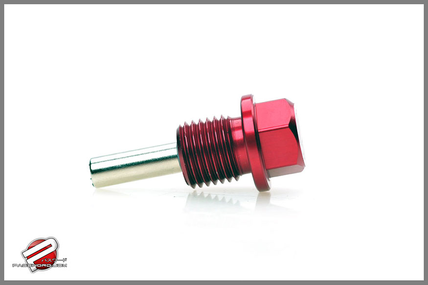 Password:JDM Magnetic Transmission Drain Plug Red SUBARU (M20x1.5) 