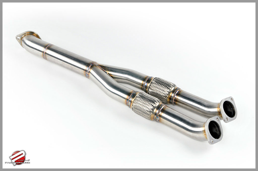 Password:JDM Carbon Fiber R35 GTR Mid-pipe, Stainless Steel Nissan GTR 