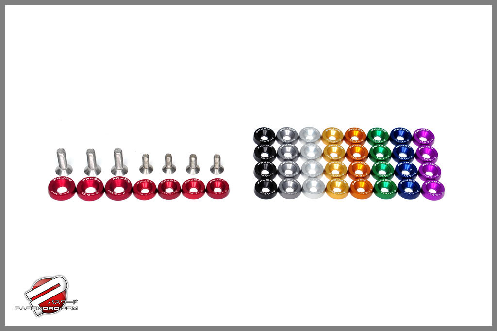 Password:JDM Fender washer kit for Battery Box, Black Honda Ruckus 