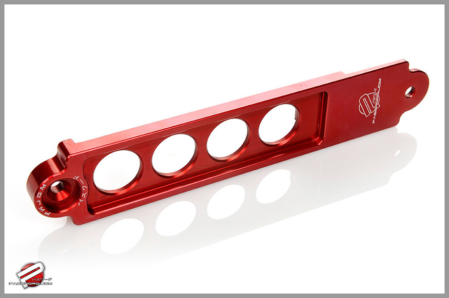 Password:JDM Acura DC5 Battery Tie Down, Red 