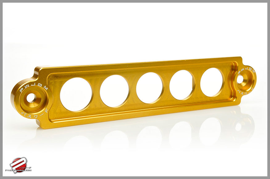 Password:JDM Honda EP3 Battery Tie Down, Gold 