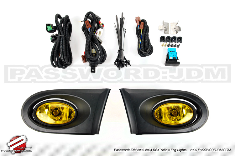 Password:JDM FOGLIGHT KIT 2002-2004 Acura RSX AMBER LENS 