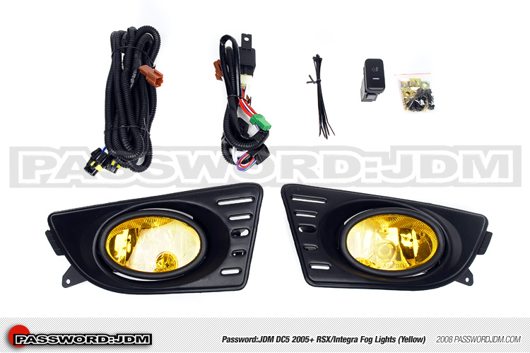 Password:JDM FOGLIGHT KIT 2005-2006 Acura RSX AMBER LENS 