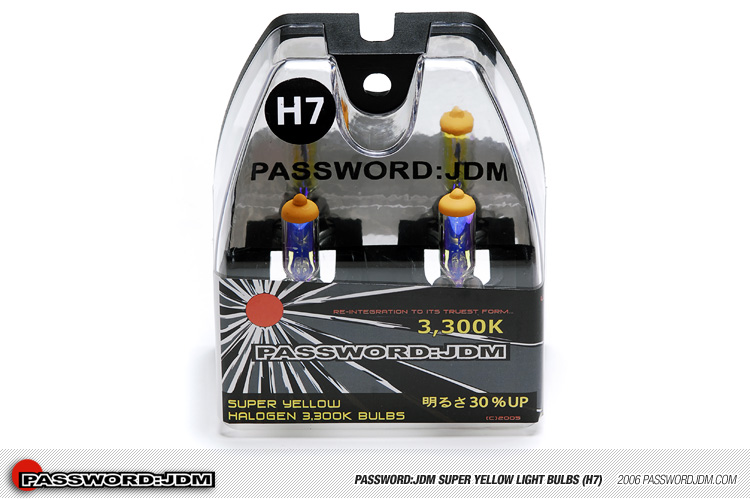 Password:JDM LIGHT BULBS H7 - Super White 
