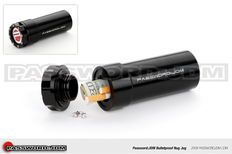 Password:JDM Bulletproof Nug Jug w/black oil cap 