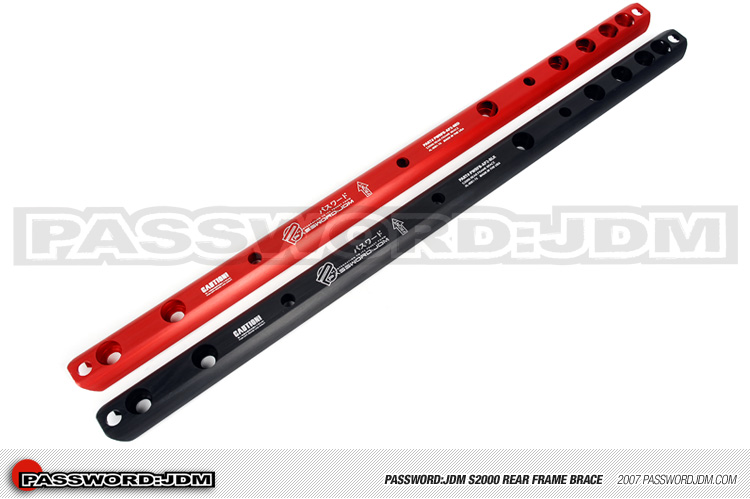 Password:JDM REAR LOWER FRAME BRACE 2000-2008 S2000, Red 
