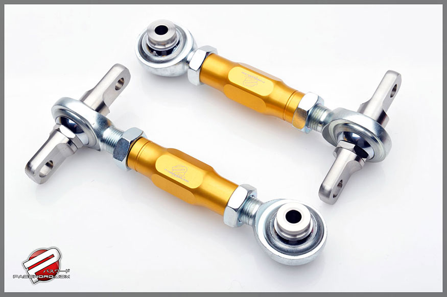 Password:JDM ULTIMATE REAR CAMBER KIT 1988-2000 Honda Civic, CRX, Del Sol; 1990-2001 Acura Integra Gold 
