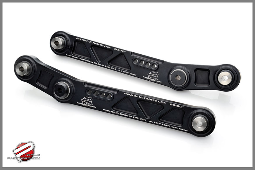 Password:JDM ULTIMATE REAR LOWER CONTROL ARMS 1988-1995 Honda Civic, CRX, Del Sol; 1994-2001 Acura Integra Black 
