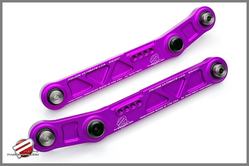 Password:JDM ULTIMATE REAR LOWER CONTROL ARMS 1988-1995 Honda Civic, CRX, Del Sol; 1994-2001 Acura Integra Purple 