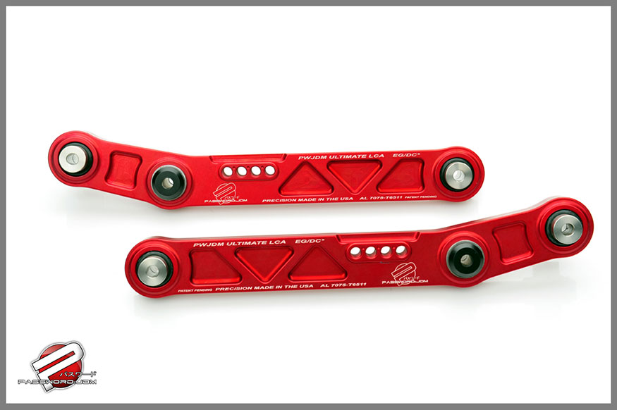 Password:JDM ULTIMATE REAR LOWER CONTROL ARMS 1996-2000 Honda Civic Red 