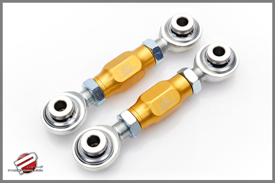 Password:JDM ULTIMATE REAR TOE KIT 1988-2000 Honda Civic, CRX, Del Sol; 1990-2001 Acura Integra Gold 