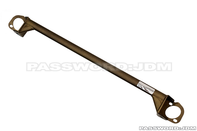 Password:JDM SOLID TOWER BAR 1988-1991 Honda Civic / CRX, Bronze UPPER FRONT 2-POINT