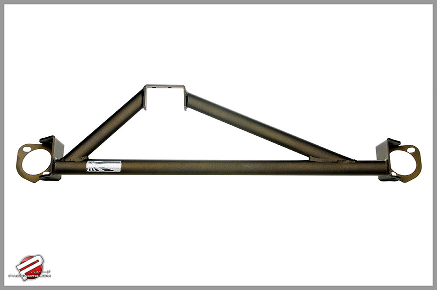 Password:JDM SOLID TOWER BAR 1988-1991 Honda Civic / CRX, Bronze UPPER FRONT 3-POINT