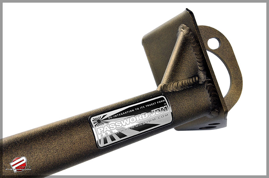 Password:JDM SOLID TOWER BAR 1992-2000 Honda Civic EG / EK; 1994-2001 Acura Integra DC2, Black UPPER FRONT 2-POINT