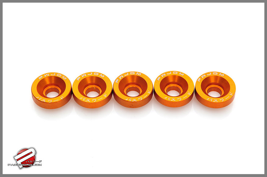 Password:JDM VALVE COVER WASHERS Honda Honda / Acura All K-series, Orange 
