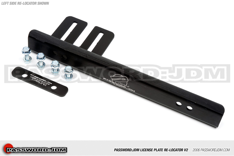 Password:JDM License Plate Relocation Kit Version 2 - Left 