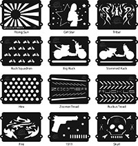 Password:JDM Radiator Ghost Cover, Ruckus Silhouette Honda Ruckus 