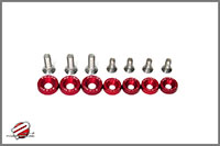 Password:JDM Fender washer kit for Battery Box, Red Honda Ruckus 