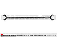 Password:JDM SOLID TOWER BAR 1990-1993 Acura Integra, Black UPPER FRONT 2-POINT