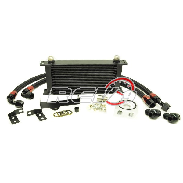 REV9POWER Subaru WRX STI EJ20 EJ25 06-07 19 Row Bolt On Oil Cooler Kit