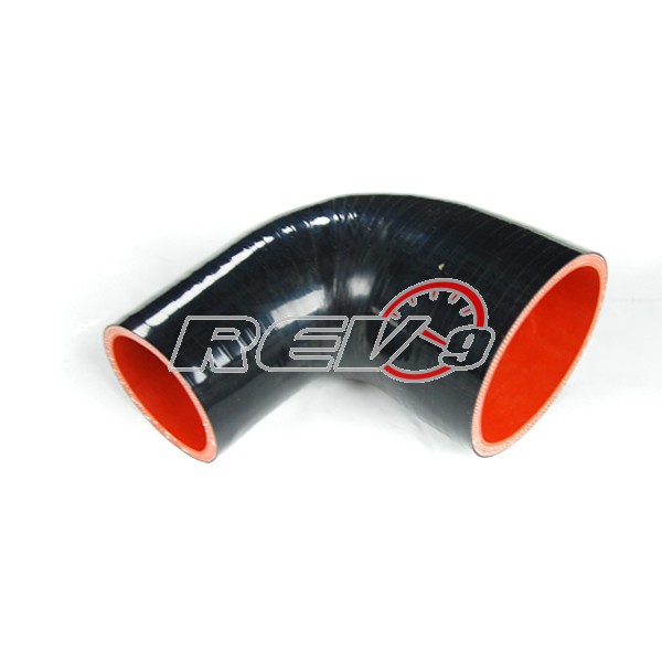 REV9POWER Silicone Hose 90 Degree Elbow 2.25 Inch (Black)