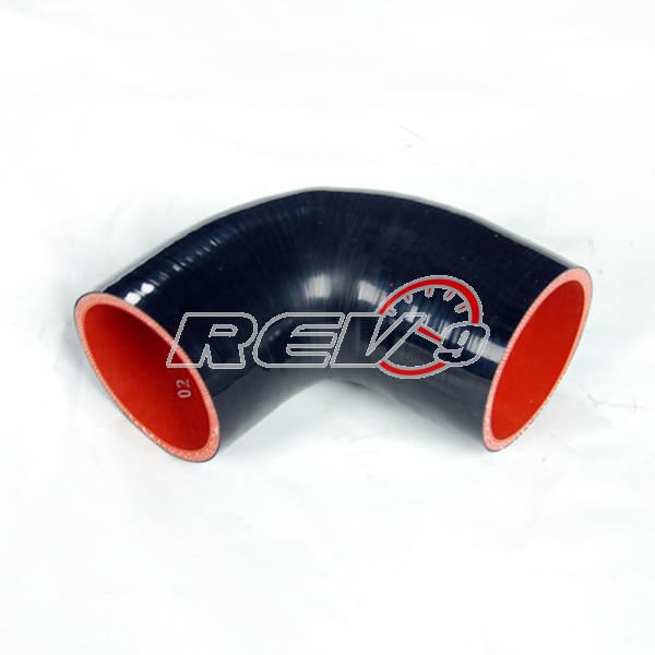 REV9POWER Silicone Hose 90 Degree Elbow 2.00 Inch (Black)