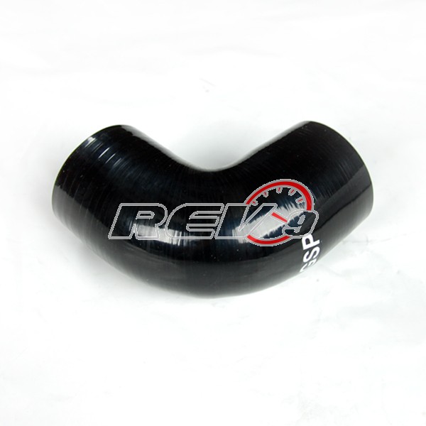 REV9POWER Silicone Hose 90 Degree Elbow 2.50 Inch (Black)