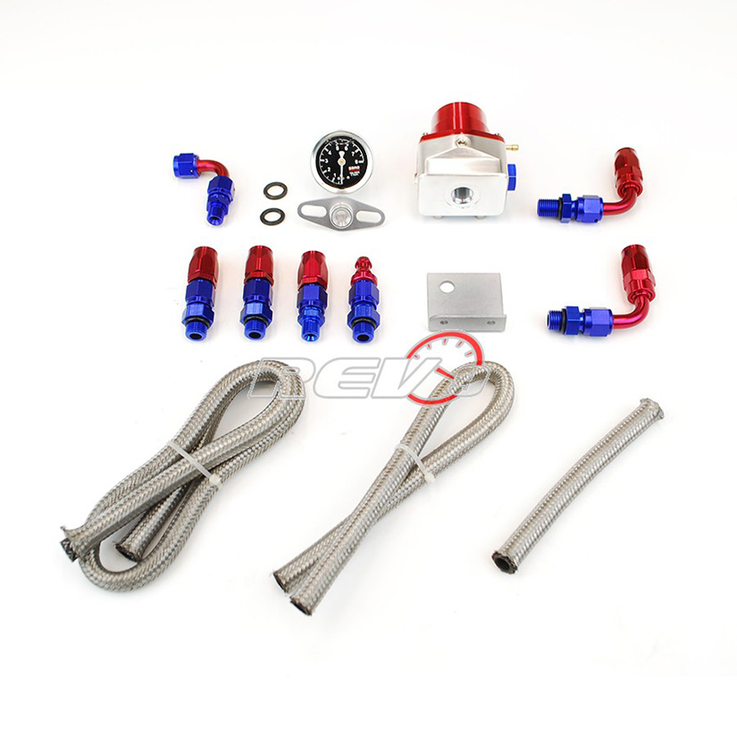 REV9POWER Fuel Pressure Regulator RS-Series with gauge 