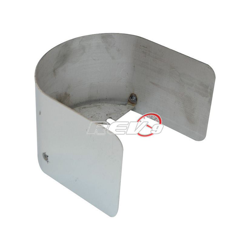 REV9POWER Turbo Charger Heat Shield (Chrome)