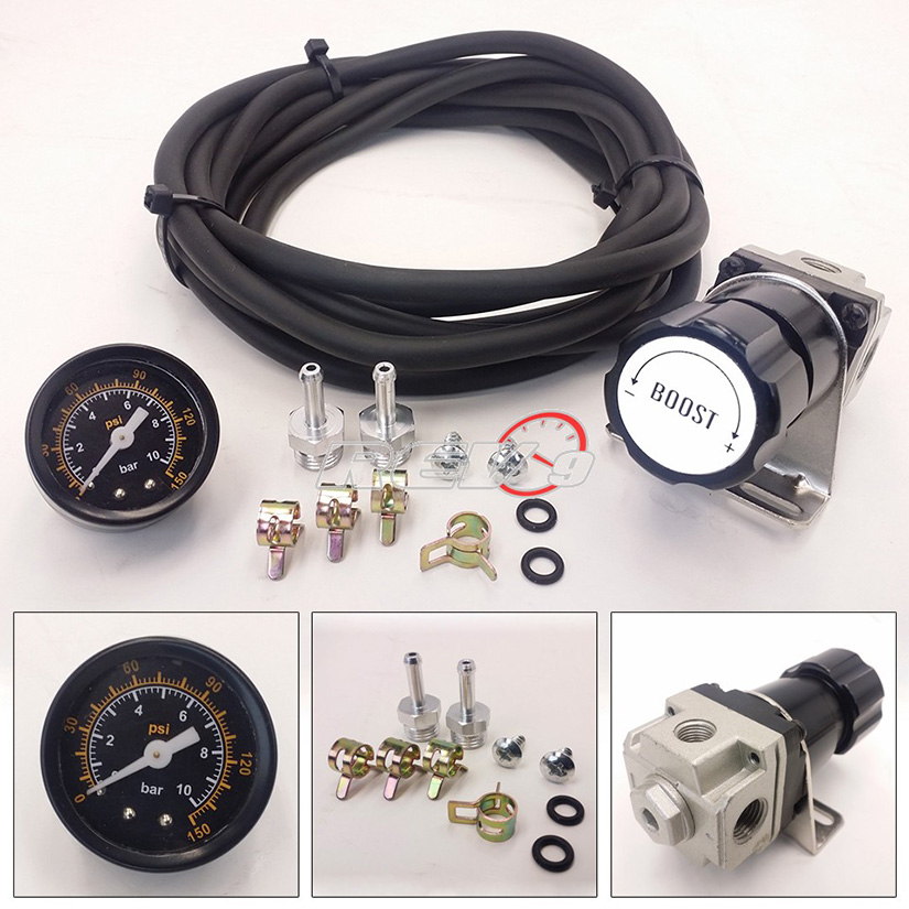 REV9POWER Boost Controller with Gauge Black