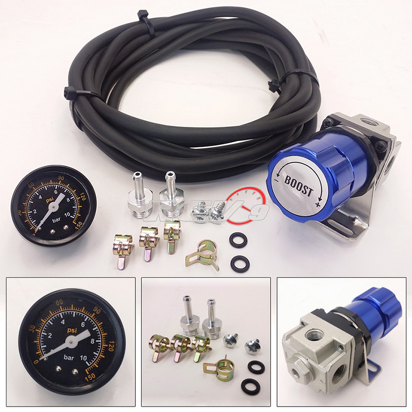 REV9POWER Boost Controller with Gauge Blue