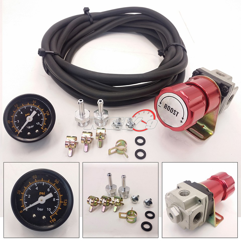 REV9POWER Boost Controller with Gauge Red