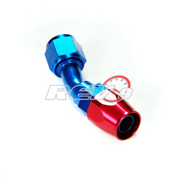 REV9POWER -12 AN Hose End - 45 Degree
