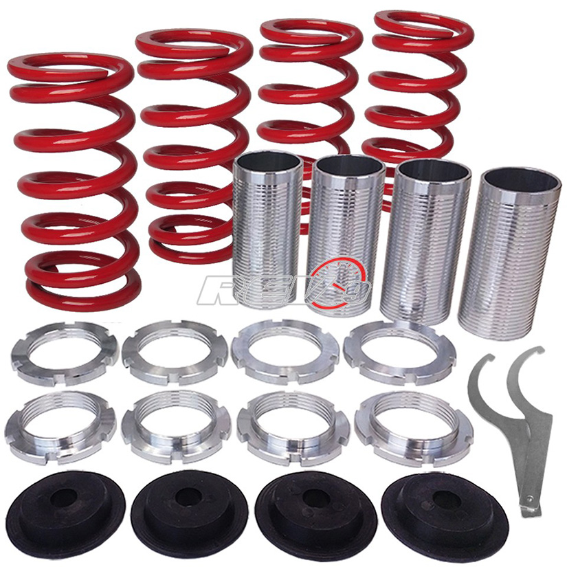 REV9POWER Acura ,Honda lowering spring sleeve kit (red)