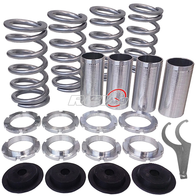 REV9POWER Acura ,Honda lowering spring sleeve kit (silver)