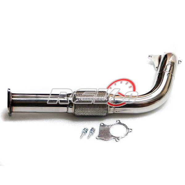 REV9POWER Honda Civic B16 B18 D15 D16 2.5" Turbo Downpipe (Passenger Side)