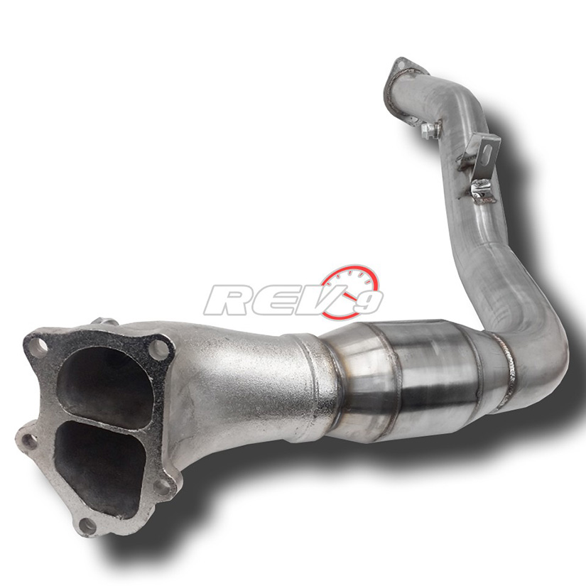 REV9POWER Subaru WRX STI 08-12 EJ20 EJ25 Turbo Downpipe with Cat