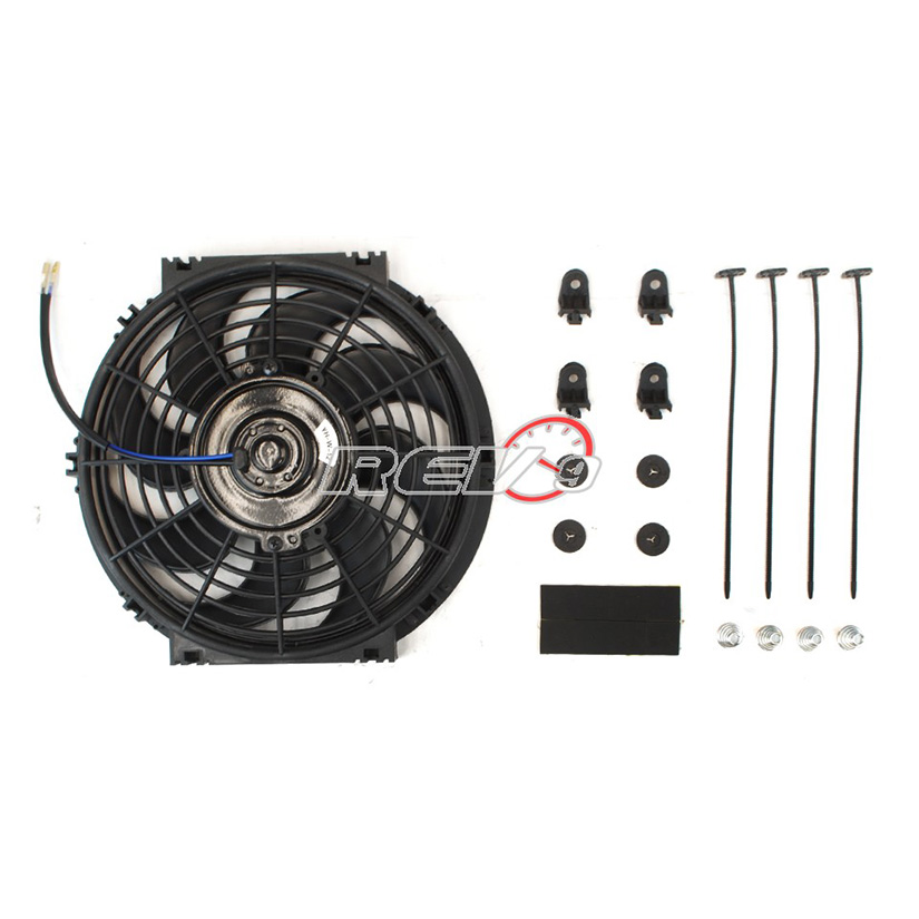 REV9POWER Universal Electric Radiator Slim Fan - 12"