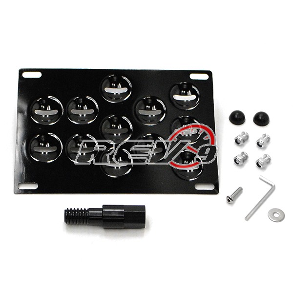 REV9POWER BMW X5 07-12 / X6 09-15 License Plate Mounting Kit 