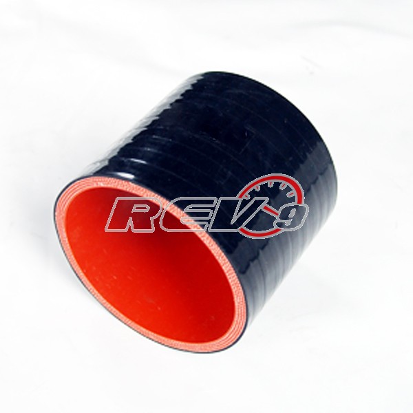 REV9POWER Silicone Hose Straight Coupler 3.50 Inch (Black)