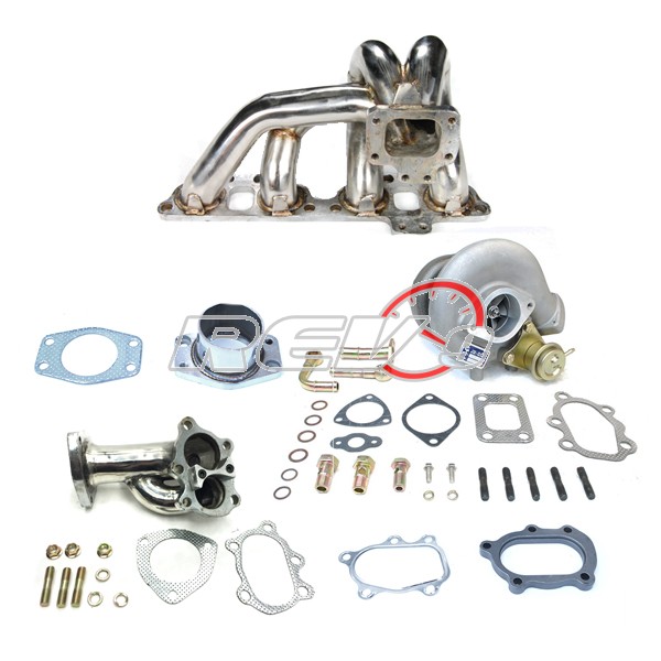 REV9POWER Nissan 240SX S13 S14 SR20 18G Turbo Set Up Kit