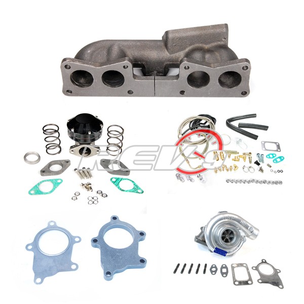 REV9POWER Nissan 240SX 89-90 (KA24E) T3T4 Turbo Set Up Kit