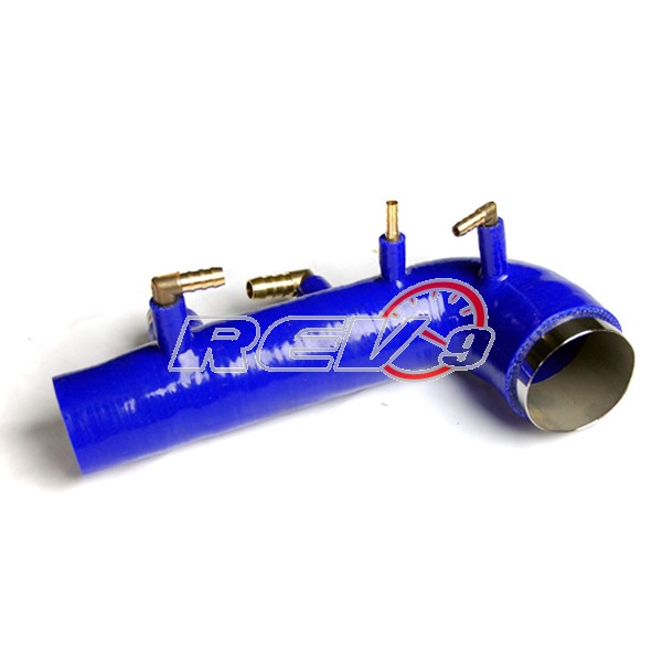 REV9POWER Subaru wrx 02-07 / Sti 04-13 EJ20 EJ25 turbo inlet silicone (Blue)