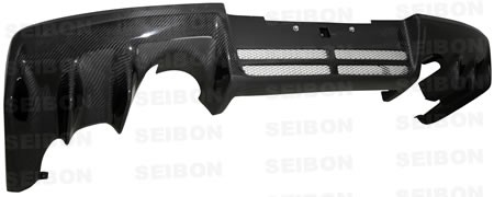 SEIBON CARBON FIBER REAR DIFFUSER OEM MITSUBISHI LANCER EVO X 2008-2012