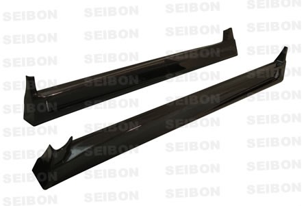 SEIBON CARBON FIBER SIDE SKIRTS (pair) GD SUBARU IMPREZA / WRX / STI 2006-2007