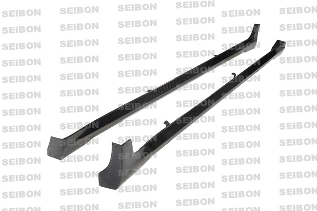 SEIBON CARBON FIBER SIDE SKIRTS (pair) NS INFINITI G37 4DR 2008-2010