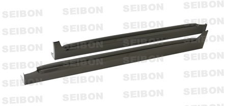 SEIBON CARBON FIBER SIDE SKIRTS (pair) OEM SUBARU STI HATCHBACK ONLY 2008-2010