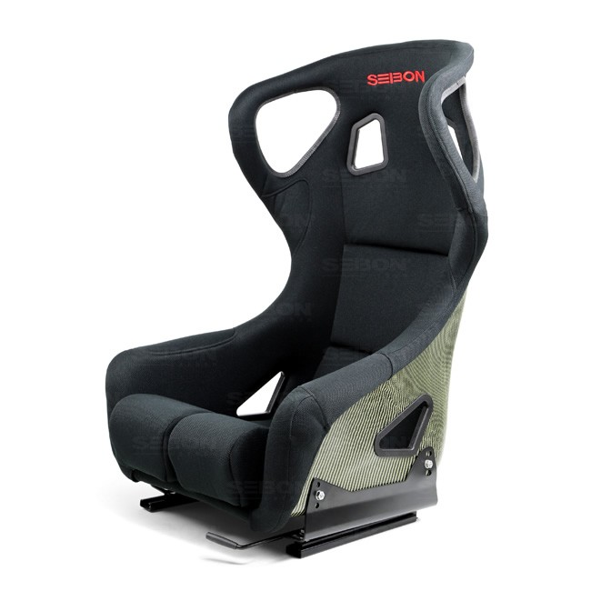 SEIBON CARBON FIBER RACING SEAT CARBON KEVLAR BUCKET RACING SEAT TYPE-FC - BLACK UNIVERSAL