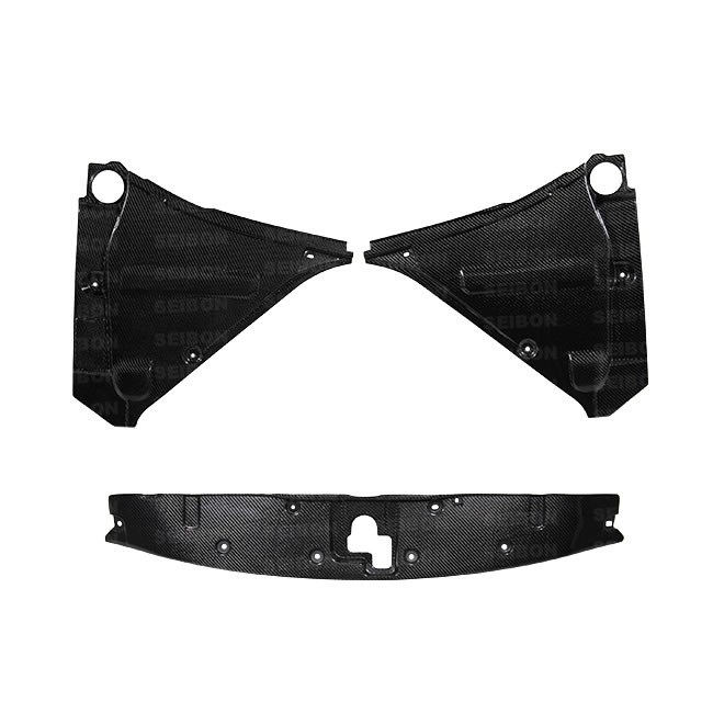SEIBON CARBON FIBER COOLING PANEL SET (3-piece) NISSAN GTR R35 2009-2011